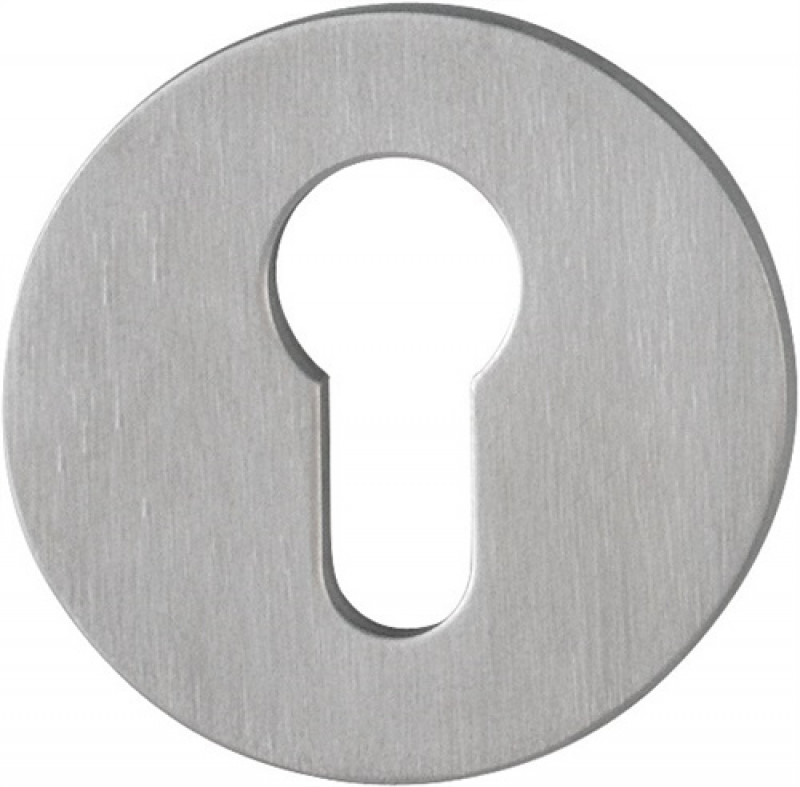 Schlüsselrosetten-Paar E849NS VA F69 Schildstärke 2mm PZ rd. Schlüsselrosetten-Paar E849NS VA F69 Schildstärke 2mm PZ rd.