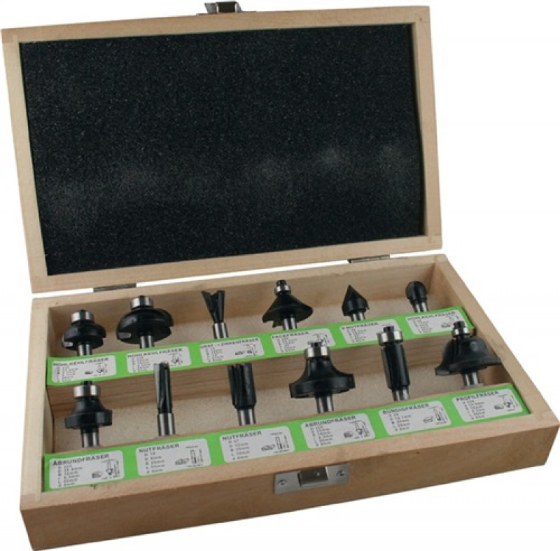 Fräsersatz 548 HM Schaft-D.8mm 12-tlg. Fräsersatz 548 HM Schaft-D.8mm 12-tlg.