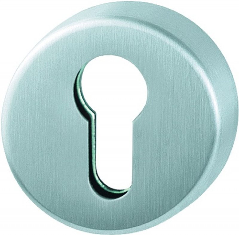 Schlüsselrosette E42HS VA F69 Schildstärke 10mm PZ rd. Schlüsselrosette E42HS VA F69 Schildstärke 10mm PZ rd.