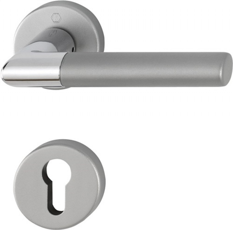 Rosettengrt.Lecce 1405/42KV/42KVS Alu.F49/F9-2 rd.PZ DIN L/R D/D HOPPE Rosettengrt.Lecce 1405/42KV/42KVS Alu.F49/F9-2 rd.PZ DIN L/R D/D HOPPE