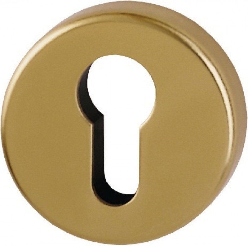 Schlüsselrosetten-Paar 42KVS Alu.F4 Schildstärke 9mm PZ rd. Schlüsselrosetten-Paar 42KVS Alu.F4 Schildstärke 9mm PZ rd.