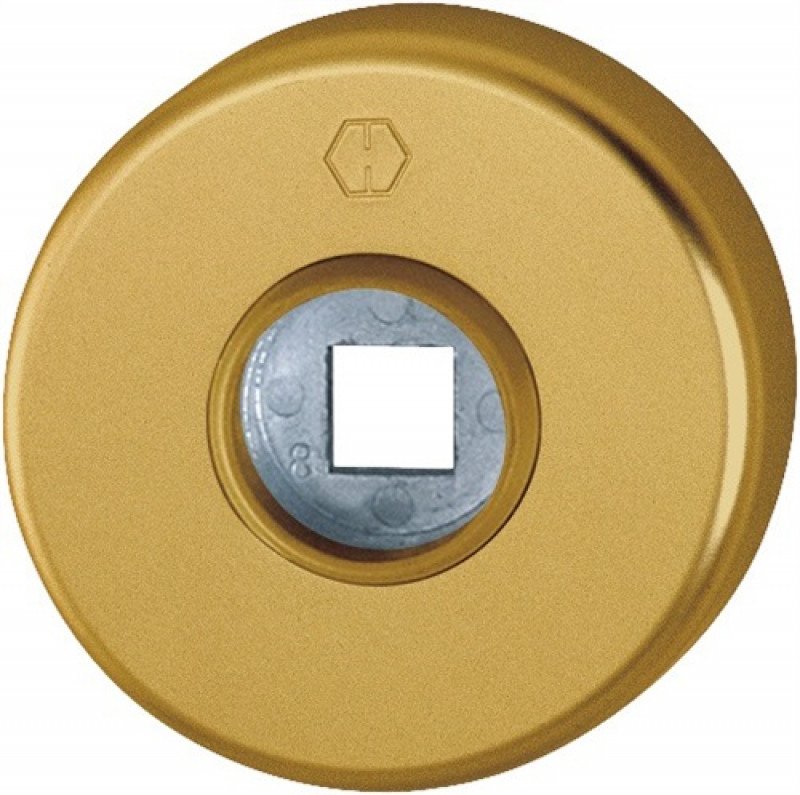 Drückerrosetten-Paar 42KV Alu.F4 Schildstärke 9mm rd.rd. Drückerrosetten-Paar 42KV Alu.F4 Schildstärke 9mm rd.rd.