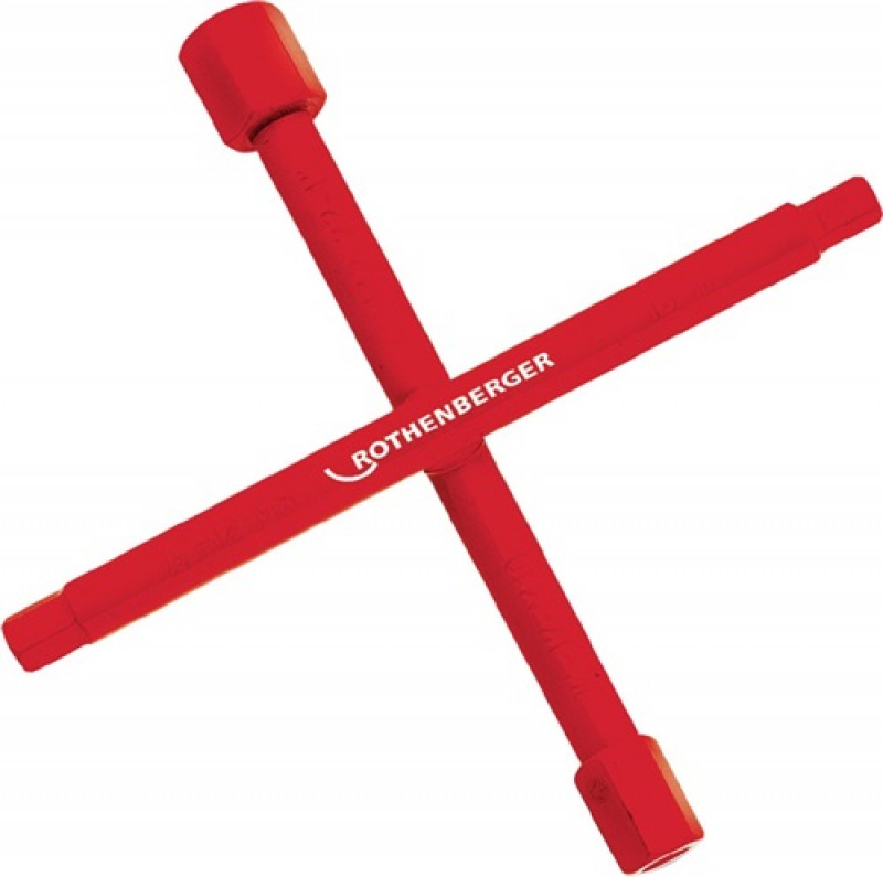 Sanitärkreuzschlüssel 200x200mm m.Multifunktion ROTHENBERGER Sanitärkreuzschlüssel 200x200mm m.Multifunktion ROTHENBERGER