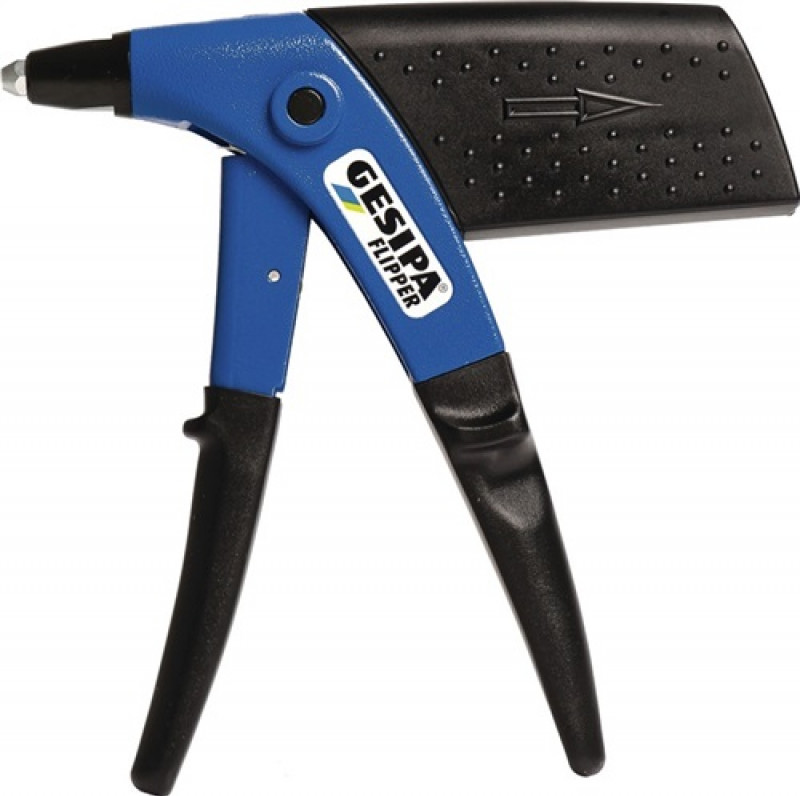 Handblindnietsetzgerät Flipper® L.221mm Arbeitsber.2,4-5mm m.Öffnungsf.GESIPA Handblindnietsetzgerät Flipper® L.221mm Arbeitsber.2,4-5mm m.Öffnungsf.GESIPA