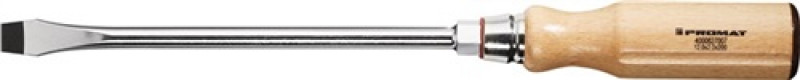 Schraubendreher Schlitz 12x200mm L.330mm 6-Kt.-Ansatz m.Lederkappe Holzheft Schraubendreher Schlitz 12x200mm L.330mm 6-Kt.-Ansatz m.Lederkappe Holzheft