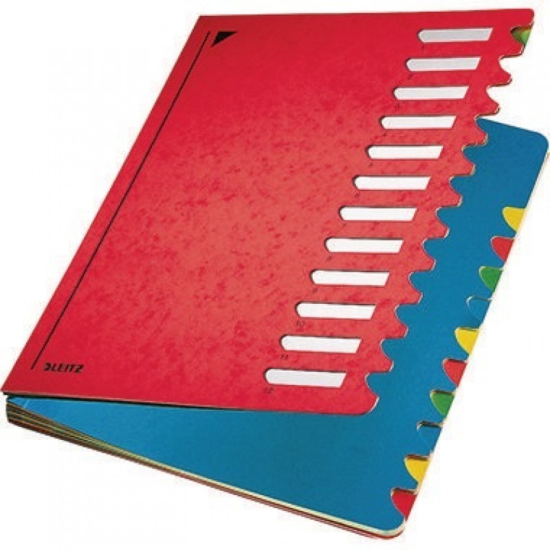 Leitz Ordnungsmappe Deskorganizer Color 59120025 12Fächer rot Leitz Ordnungsmappe Deskorganizer Color 59120025 12Fächer rot