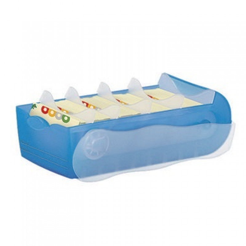 HAN Karteikasten CROCO 997-643 DIN A7 PP blau transluzent HAN Karteikasten CROCO 997-643 DIN A7 PP blau transluzent