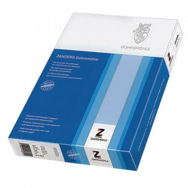Zanders Briefpapier Gohrsmühle 12338 DIN A4 weiß 100 Bl./Pack. Zanders Briefpapier Gohrsmühle 12338 DIN A4 weiß 100 Bl./Pack.