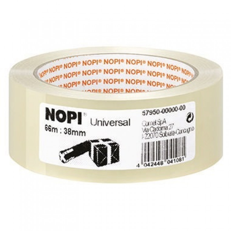 NOPI Packband 57950-00000-00 38mmx66m transparent NOPI Packband 57950-00000-00 38mmx66m transparent