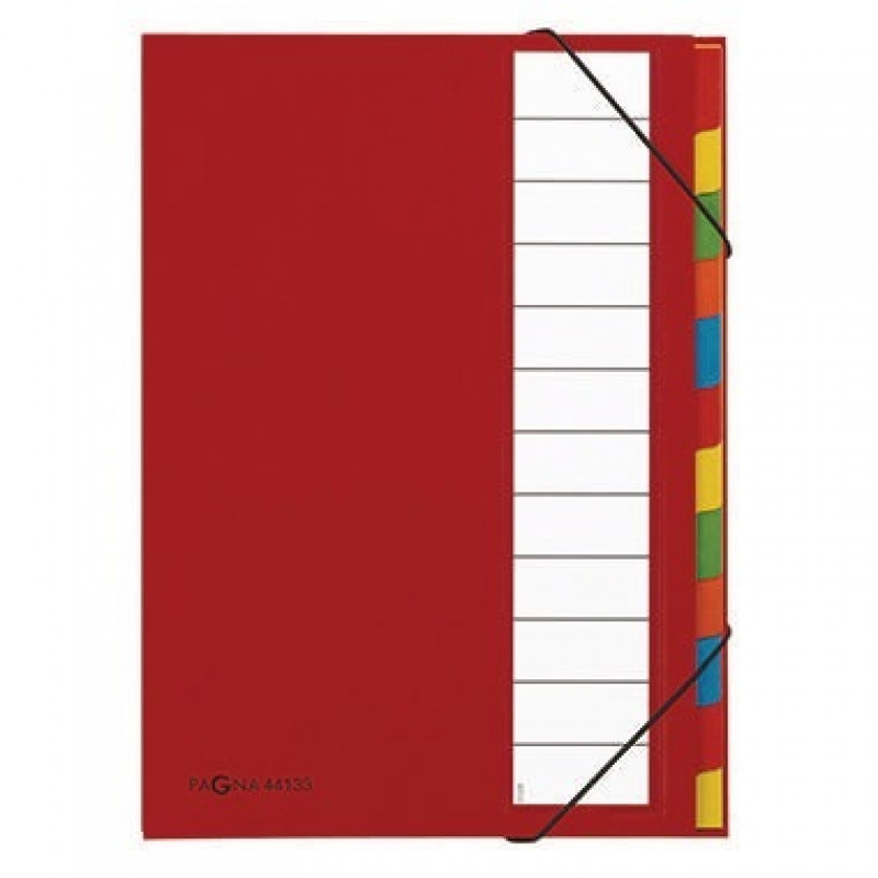 PAGNA Ordnungsmappe Deskorganizer 44133-01 DIN A4 12Fächer rot PAGNA Ordnungsmappe Deskorganizer 44133-01 DIN A4 12Fächer rot