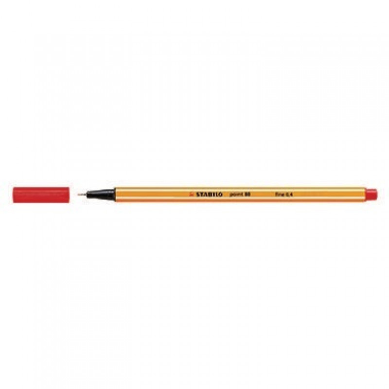 STABILO Fineliner point 88 88/40 0,4mm rot STABILO Fineliner point 88 88/40 0,4mm rot