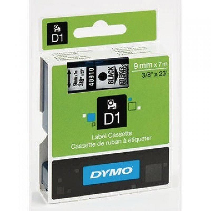 DYMO Schriftbandkassette D1 S0720670 9mmx7m sw auf tr DYMO Schriftbandkassette D1 S0720670 9mmx7m sw auf tr