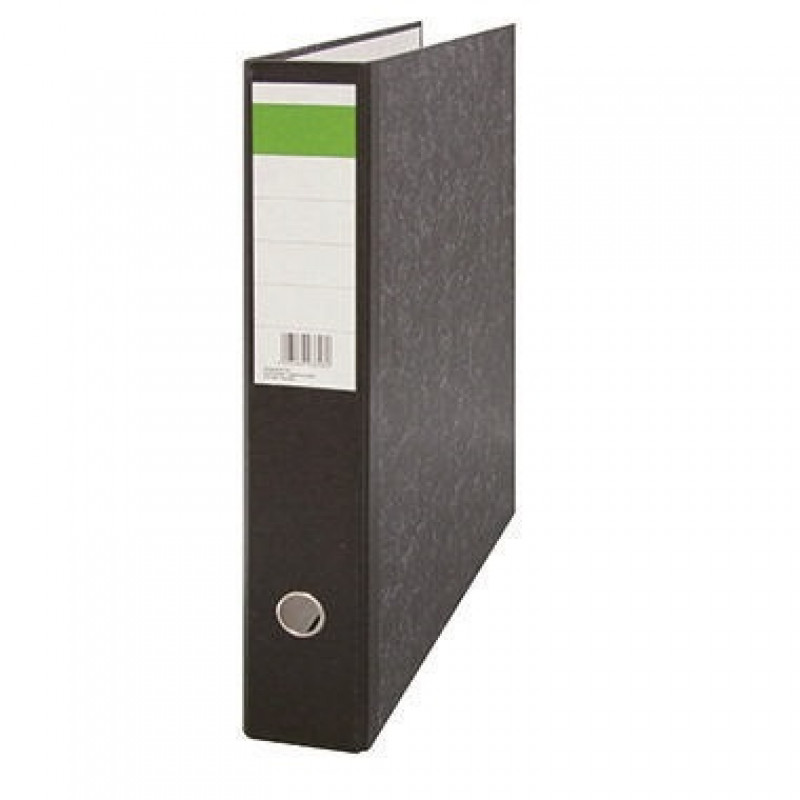 Ordner DIN A3 hoch 75mm Recyclingpapier schwarz