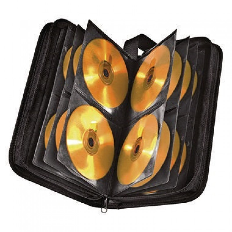 Hama CD/DVD Tasche 00011616 max. 64CDs/DVDs Nylon schwarz Hama CD/DVD Tasche 00011616 max. 64CDs/DVDs Nylon schwarz