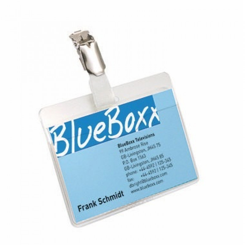 DURABLE Namensschild 810619 90x60mm Kunststoff tr 25 St./Pack. DURABLE Namensschild 810619 90x60mm Kunststoff tr 25 St./Pack.