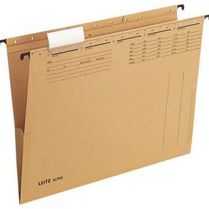 Leitz Hängetasche ALPHA 19160000 DIN A4 250g Karton braun Leitz Hängetasche ALPHA 19160000 DIN A4 250g Karton braun