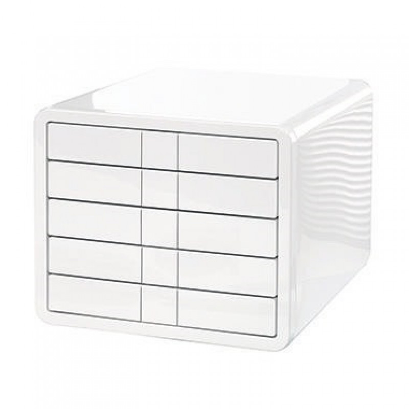 HAN Schubladenbox i-Box 1551-12 DIN C4 5Schubfächer weiß HAN Schubladenbox i-Box 1551-12 DIN C4 5Schubfächer weiß
