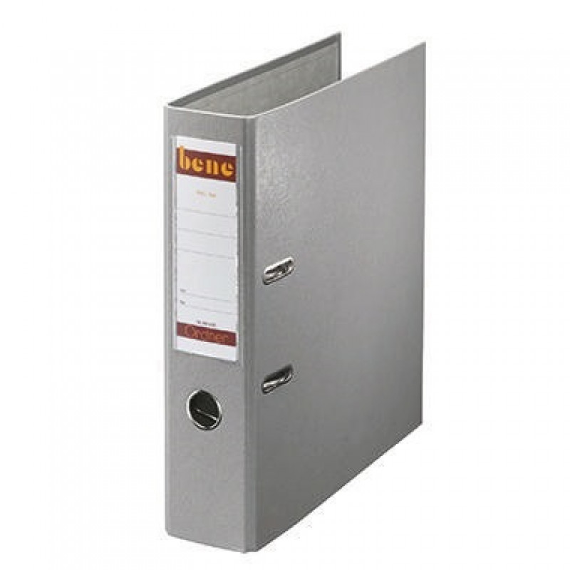 Bene Ordner 291400 GR DIN A4 80mm PP grau Bene Ordner 291400 GR DIN A4 80mm PP grau