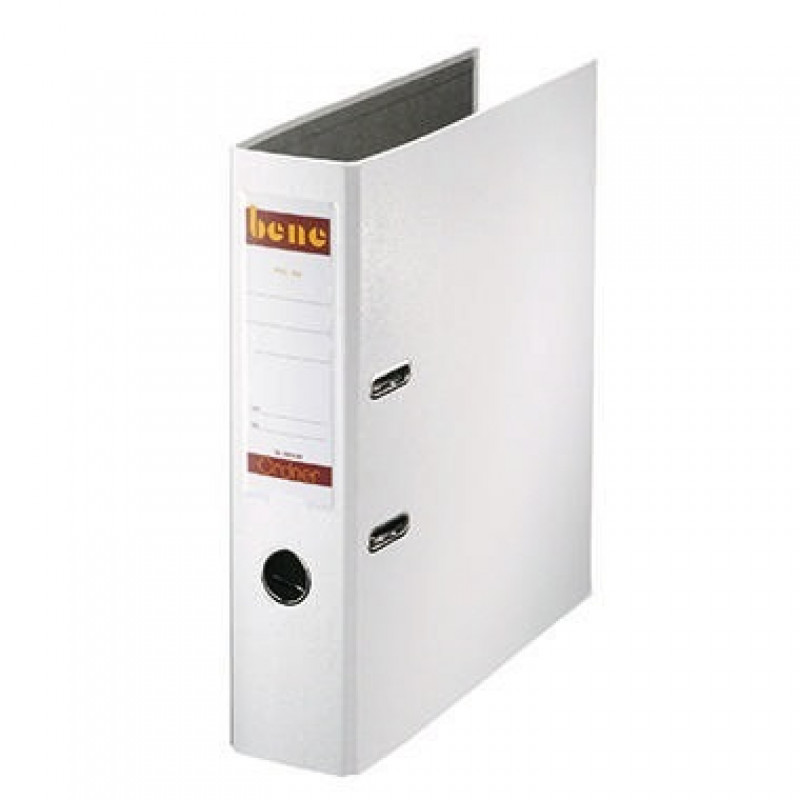 Bene Ordner 291400 WS DIN A4 80mm PP weiß Bene Ordner 291400 WS DIN A4 80mm PP weiß