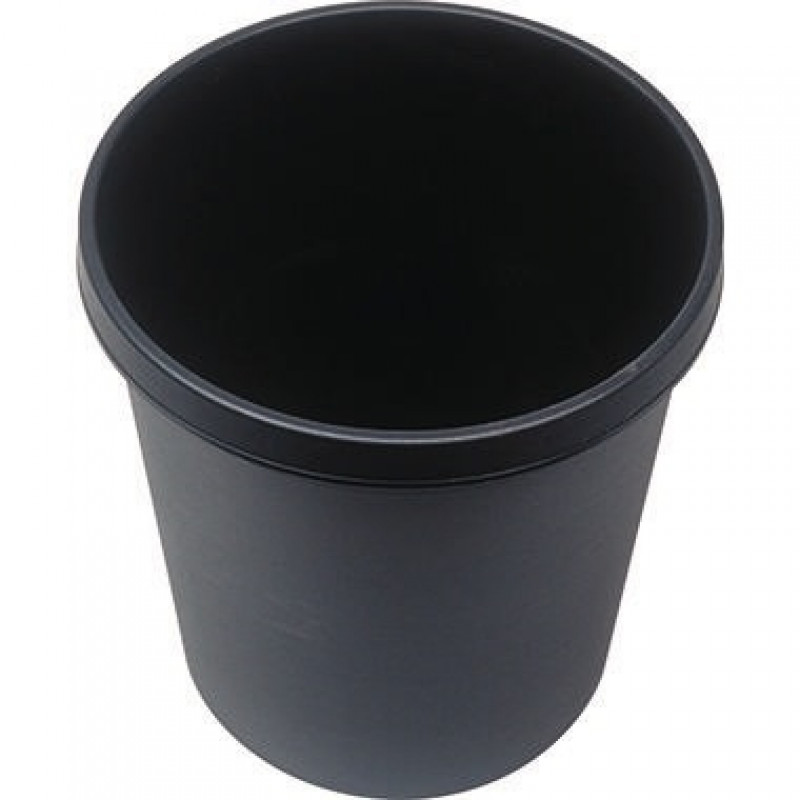 helit Papierkorb H6105895 31x32cm 18l rund Kunststoff schwarz helit Papierkorb H6105895 31x32cm 18l rund Kunststoff schwarz
