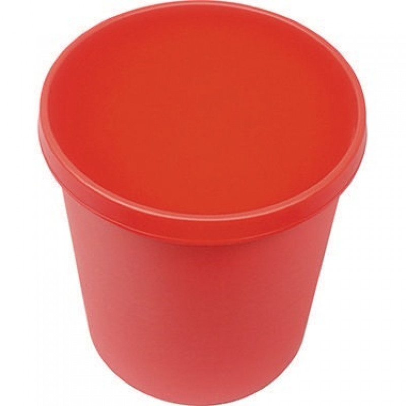 helit Papierkorb H6105825 31x32cm 18l rund Kunststoff rot helit Papierkorb H6105825 31x32cm 18l rund Kunststoff rot