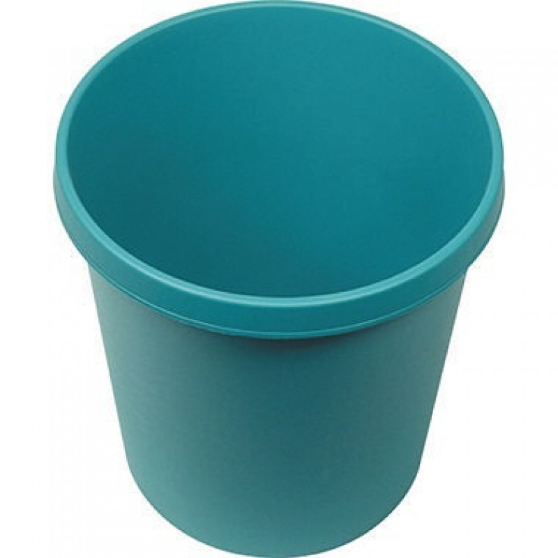 helit Papierkorb H6105852 31x32cm 18l rund Kunststoff grün helit Papierkorb H6105852 31x32cm 18l rund Kunststoff grün
