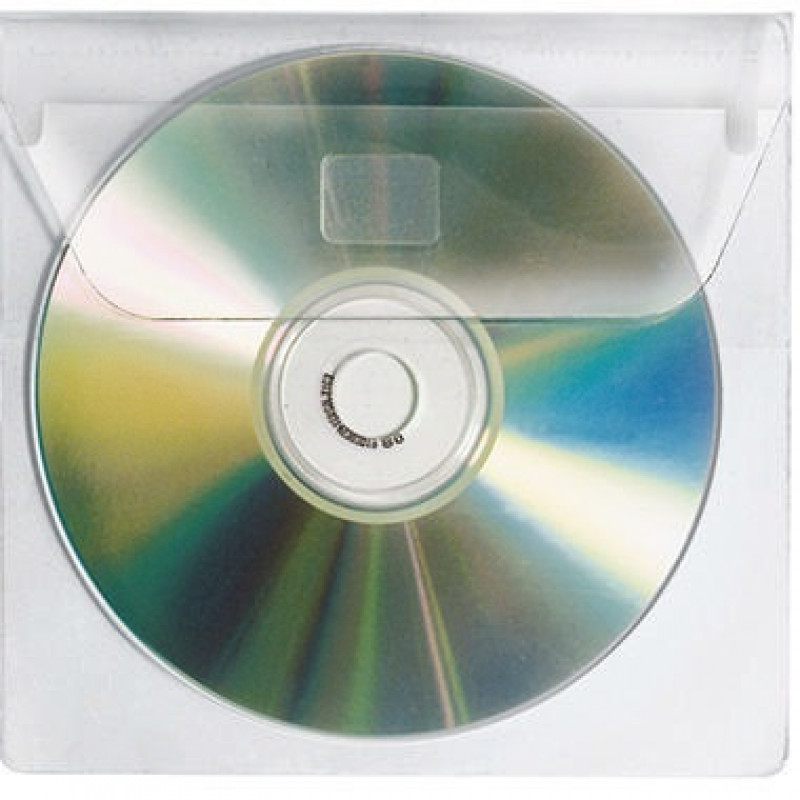 Veloflex CD/DVD Hülle 2259000 1CD PP glasklar 10 St./Pack.