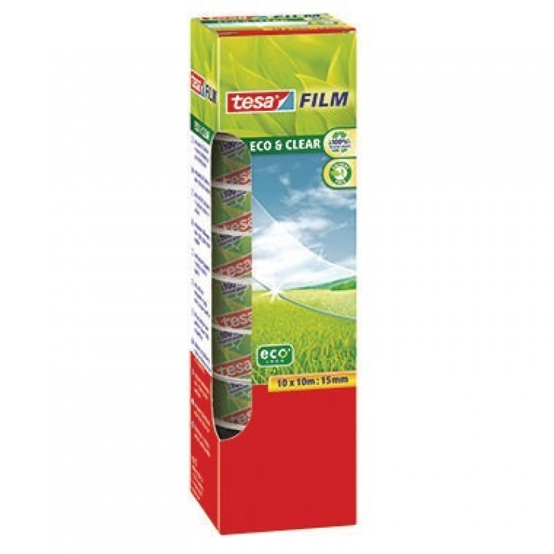 tesa Klebefilm tesafilm Eco & Clear 57070-00000 15mmx10m 10 St./Pack. tesa Klebefilm tesafilm Eco & Clear 57070-00000 15mmx10m 10 St./Pack.