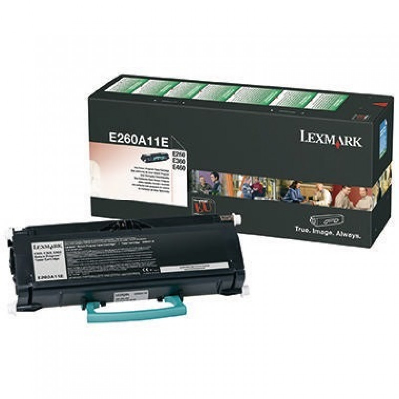 Lexmark Toner E260A11E 3.500Seiten schwarz
