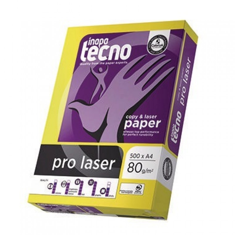 Inapa Tecno Kopierpapier pro laser 19608010001 DIN A4 500 Bl./Pack. Inapa Tecno Kopierpapier pro laser 19608010001 DIN A4 500 Bl./Pack.