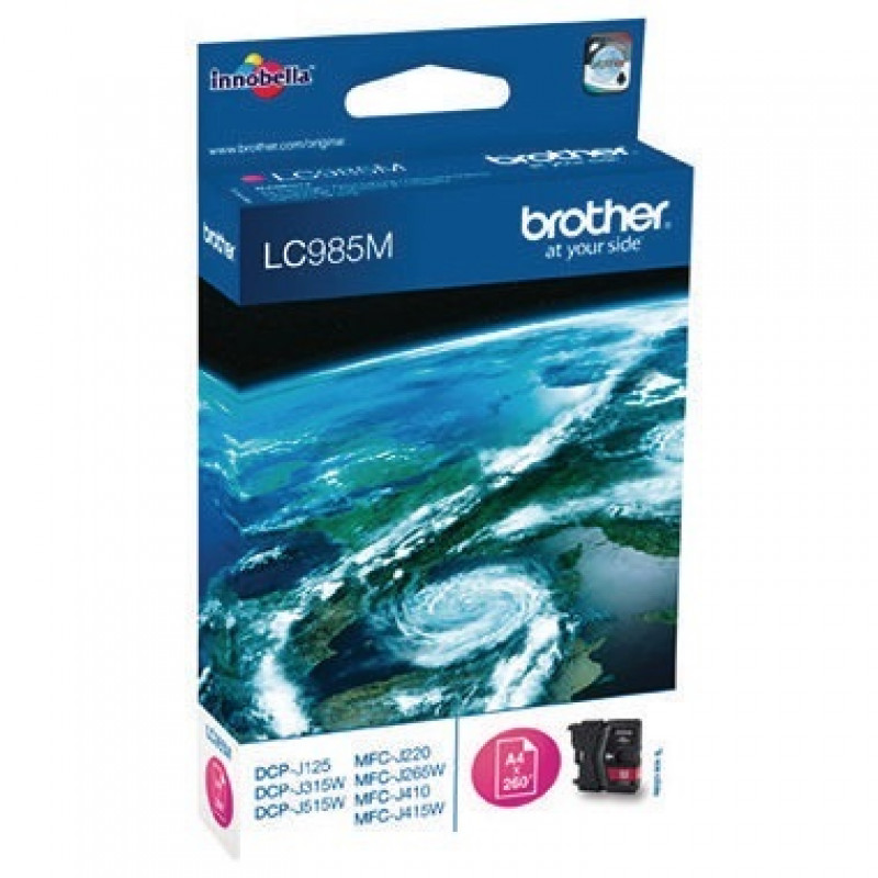 Brother Tintenpatrone LC985M 260Seiten magenta Brother Tintenpatrone LC985M 260Seiten magenta