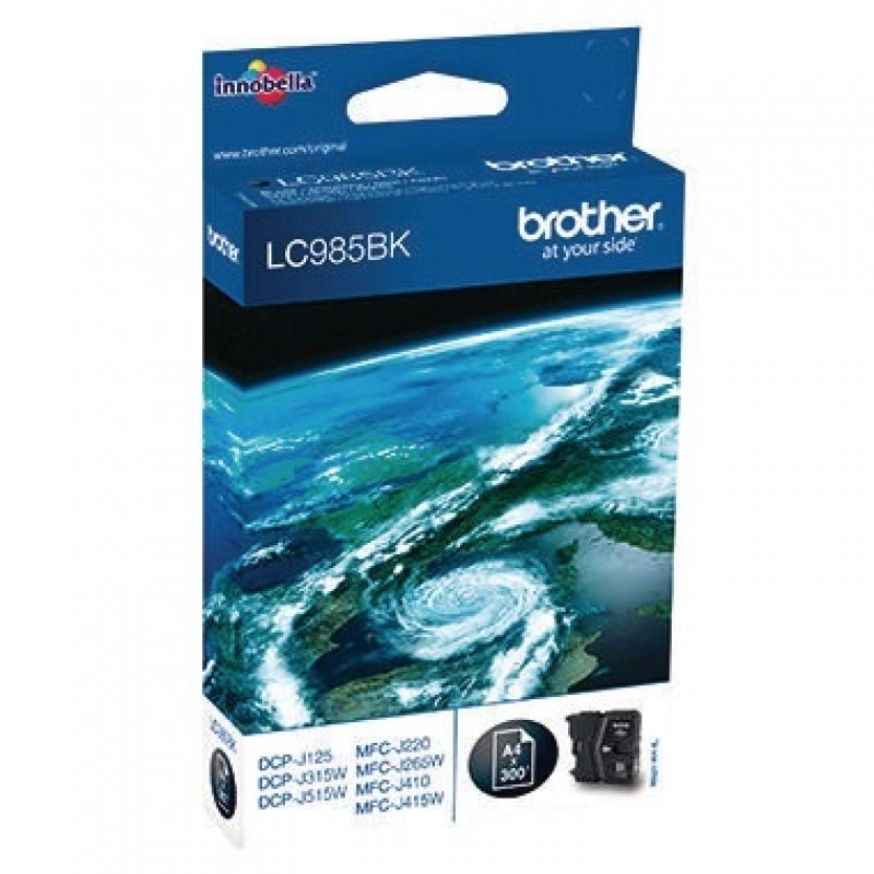 Brother Tintenpatrone LC985BK 300Seiten schwarz Brother Tintenpatrone LC985BK 300Seiten schwarz