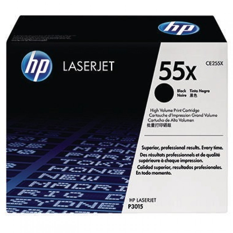 HP Toner CE255X 55X 12.500Seiten schwarz