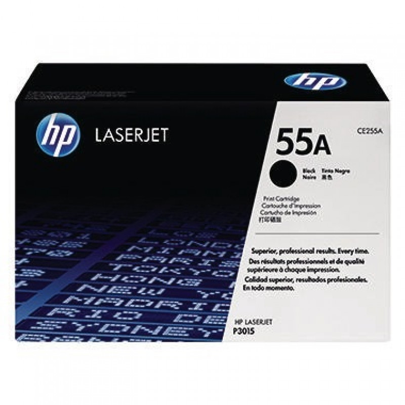 HP Toner CE255A 55A 6.000Seiten schwarz