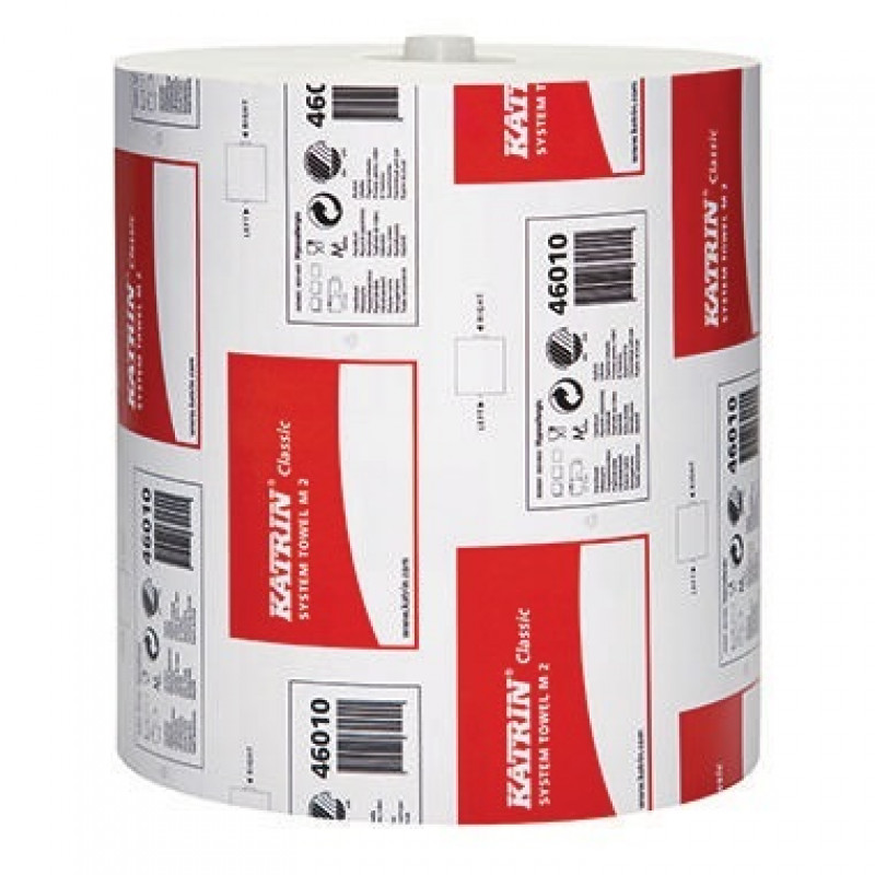 Katrin Handtuchrolle Classic System Towel M2 460102 weiß 6 Rl./Pack. Katrin Handtuchrolle Classic System Towel M2 460102 weiß 6 Rl./Pack.