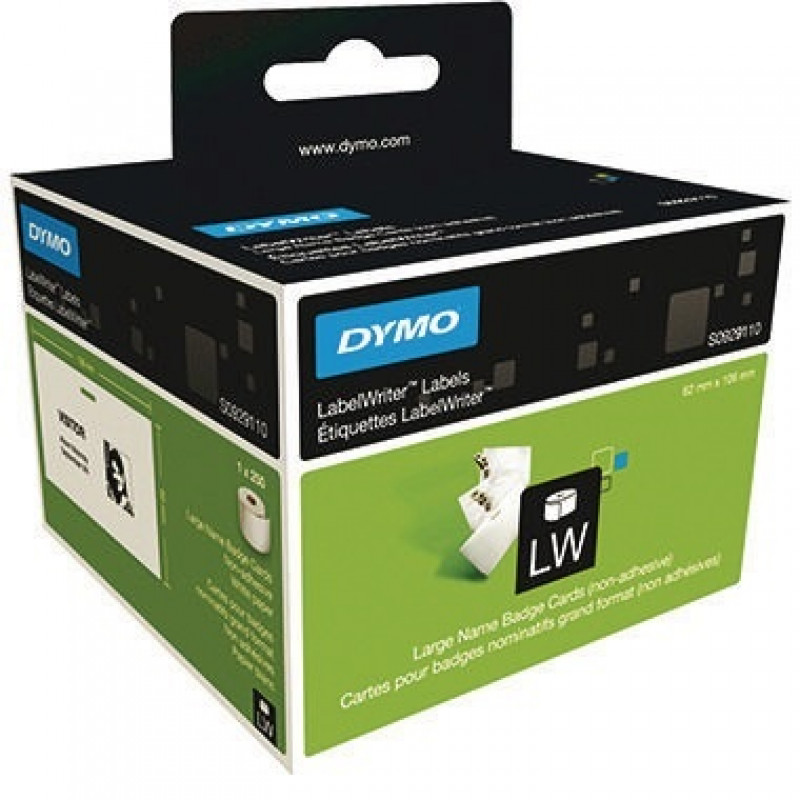 DYMO Namensschildetikett S0929110 106x62mm weiß 250 St./Pack. DYMO Namensschildetikett S0929110 106x62mm weiß 250 St./Pack.
