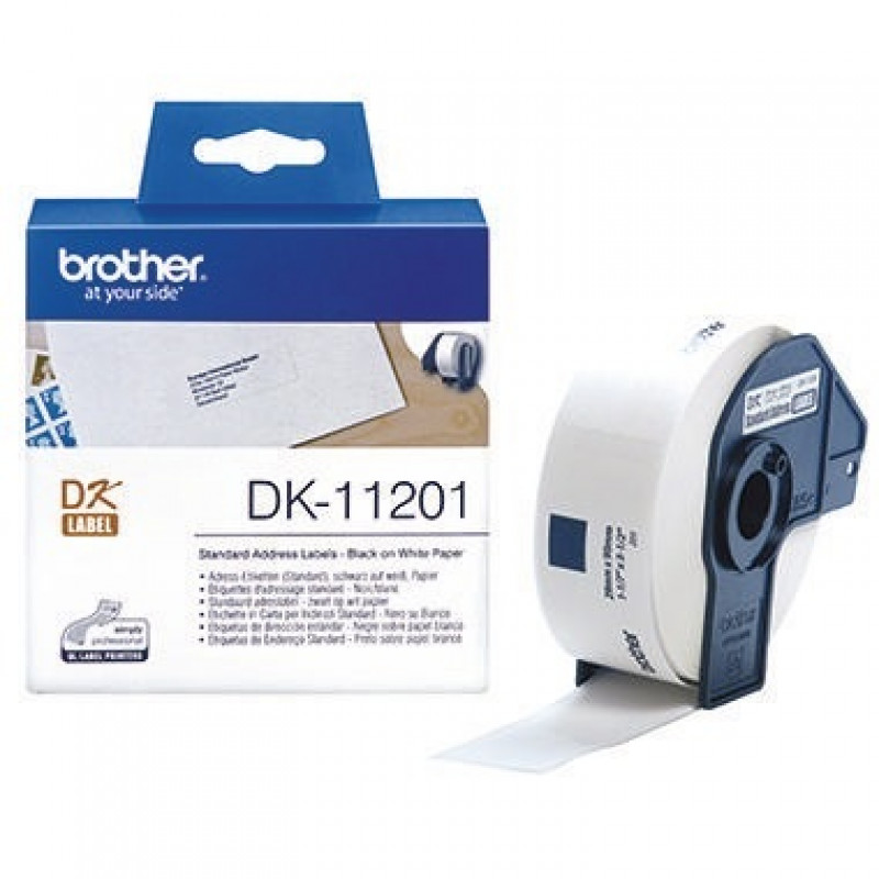 Brother Etikett DK11201 29x90mm weiß 400 St./Pack. Brother Etikett DK11201 29x90mm weiß 400 St./Pack.
