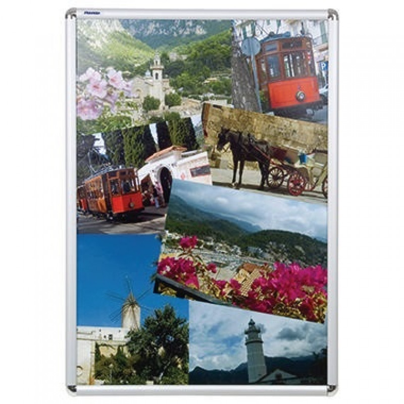 Franken Bilderwechselrahmen BS0704 62,4x87,1x1,2cm DIN A1 Aluminium si Franken Bilderwechselrahmen BS0704 62,4x87,1x1,2cm DIN A1 Aluminium si