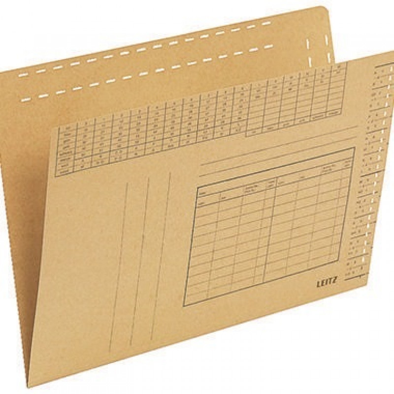 Leitz Einstellmappe 24300000 DIN A4 250g Karton braun Leitz Einstellmappe 24300000 DIN A4 250g Karton braun