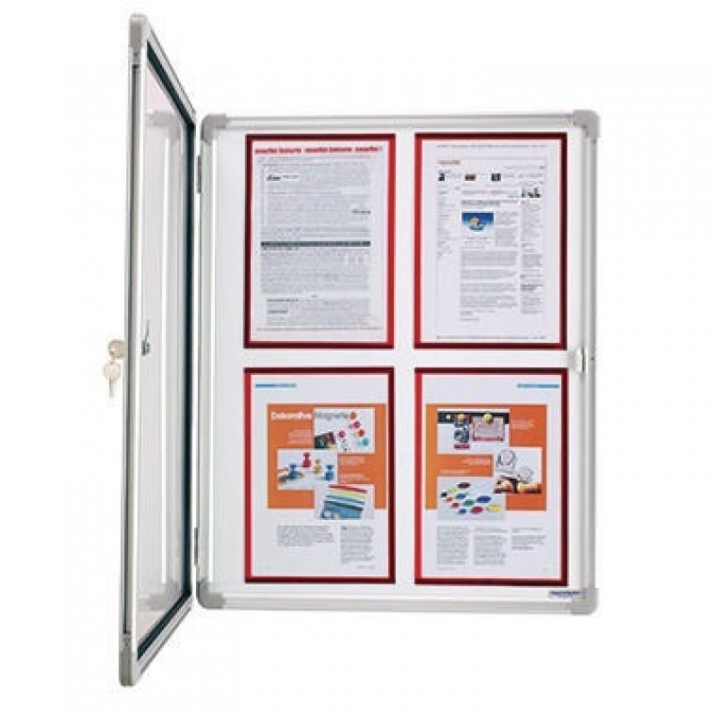 magnetoplan Schaukasten SP 1215200 87x108,5cm 9xDIN A4 Aluminium ws magnetoplan Schaukasten SP 1215200 87x108,5cm 9xDIN A4 Aluminium ws