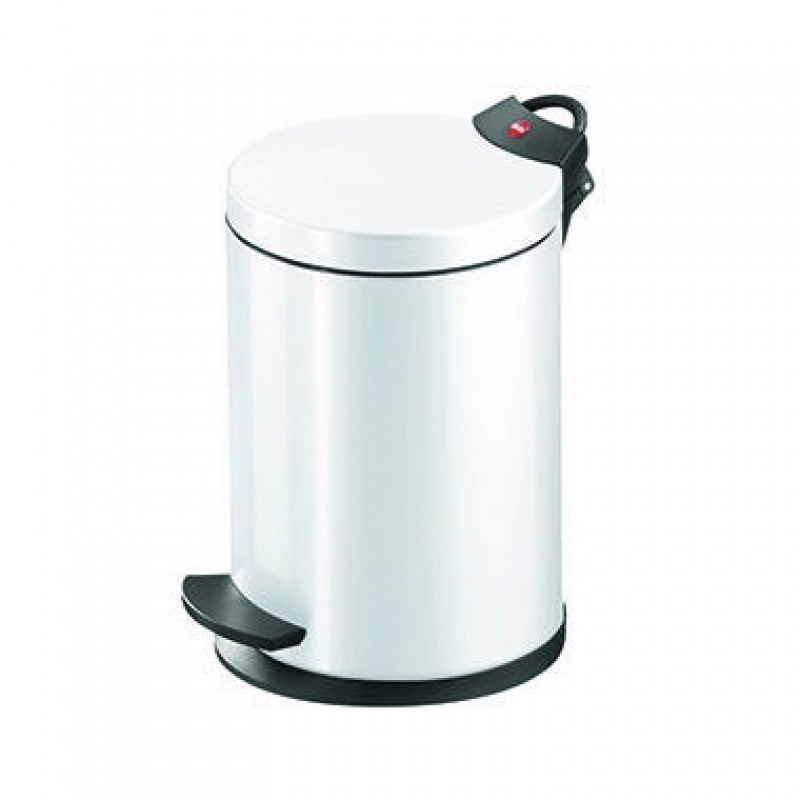 Hailo Tretabfalleimer T2.4 0704-429 4l Stahlblech weiß Hailo Tretabfalleimer T2.4 0704-429 4l Stahlblech weiß