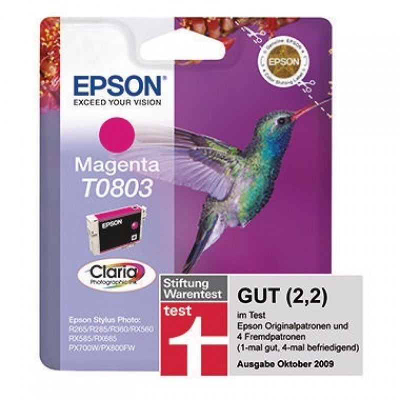 Epson Tintenpatrone C13T08034011 440Seiten 7,4ml magenta Epson Tintenpatrone C13T08034011 440Seiten 7,4ml magenta