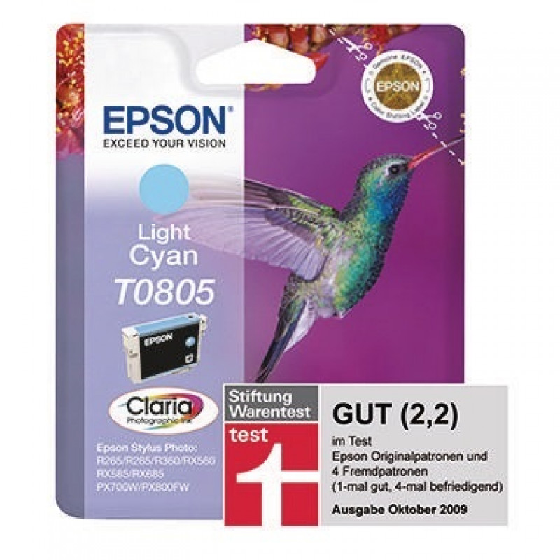 Epson Tintenpatrone C13T08054011 410Seiten 7,4ml fotocyan Epson Tintenpatrone C13T08054011 410Seiten 7,4ml fotocyan