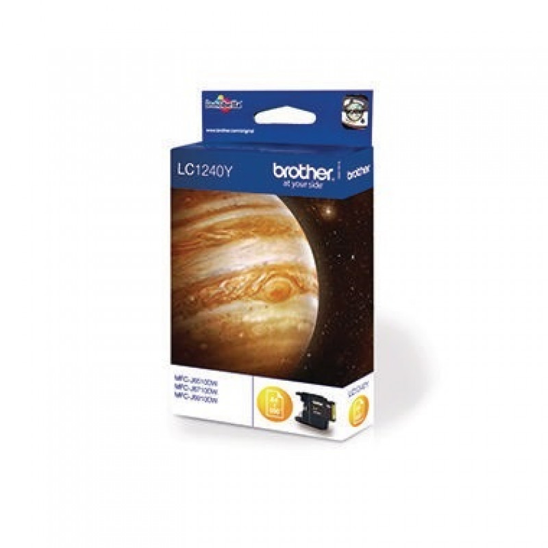Brother Tintenpatrone LC1240Y 600Seiten gelb Brother Tintenpatrone LC1240Y 600Seiten gelb