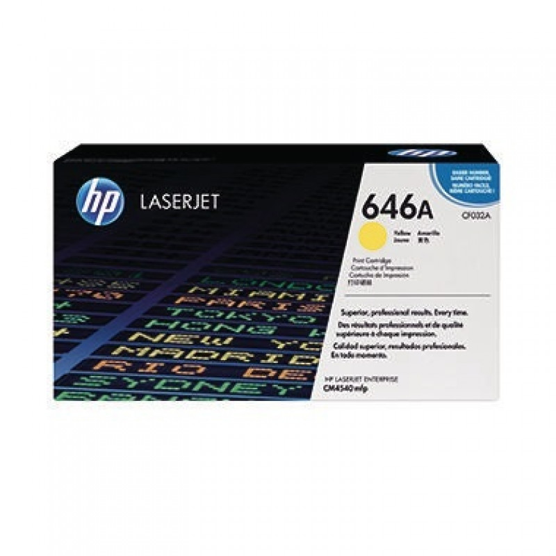 HP Toner CF032A 646A 12.500Seiten gelb