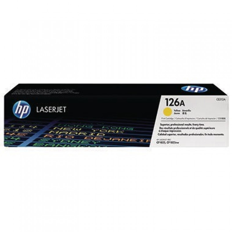 HP Toner CE312A 126A 1.000Seiten gelb