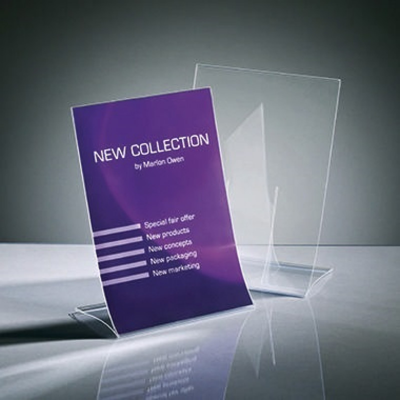 Sigel Tischaufsteller TA160 DIN A4 klappbar glasklar 2 St./Pack. Sigel Tischaufsteller TA160 DIN A4 klappbar glasklar 2 St./Pack.