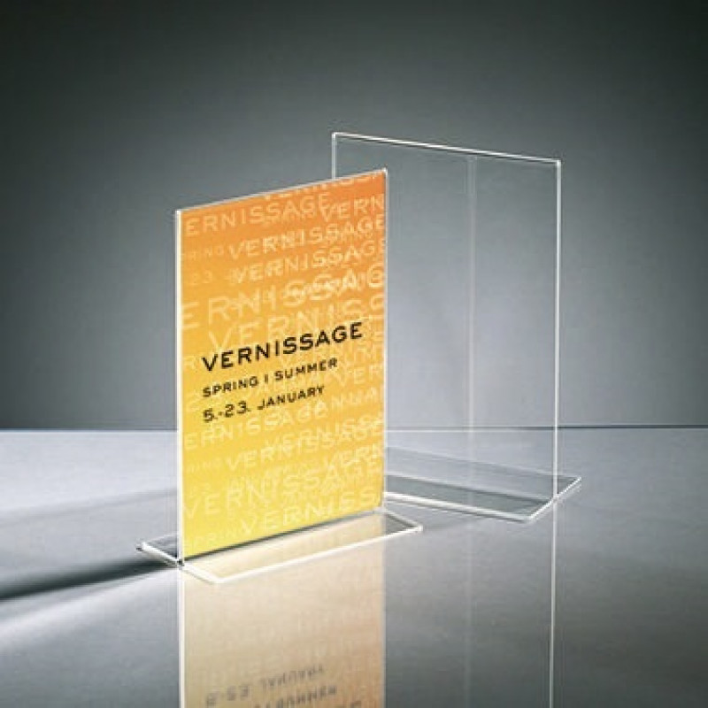 Sigel Tischaufsteller TA222 DIN A5 148x240mm T-Form Acryl glasklar Sigel Tischaufsteller TA222 DIN A5 148x240mm T-Form Acryl glasklar