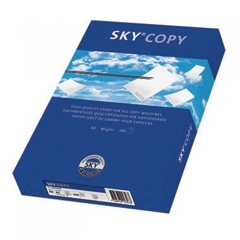Sky Kopierpapier COPY 88072809 DIN A3 80g weiß 500 Bl./Pack. Sky Kopierpapier COPY 88072809 DIN A3 80g weiß 500 Bl./Pack.