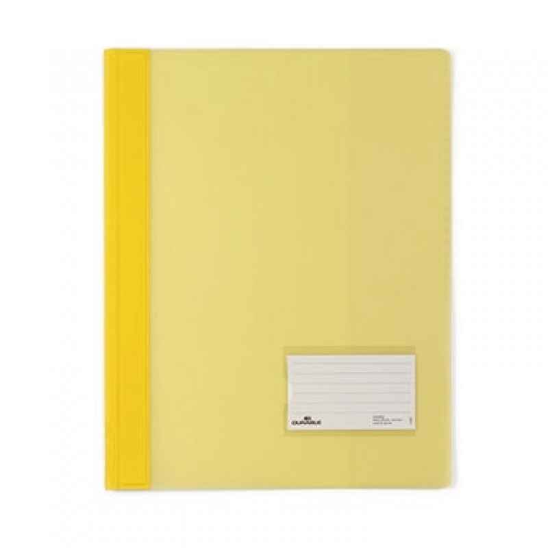 DURABLE Schnellhefter DURALUX 268004 DIN A4 Hartfolie gelb DURABLE Schnellhefter DURALUX 268004 DIN A4 Hartfolie gelb